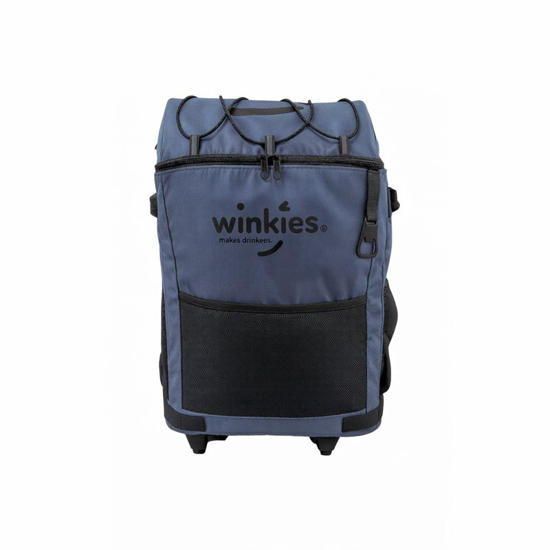 Bottle opener, mesh pockets with stretch cord to hold your towel. Bring all your essentials and more.